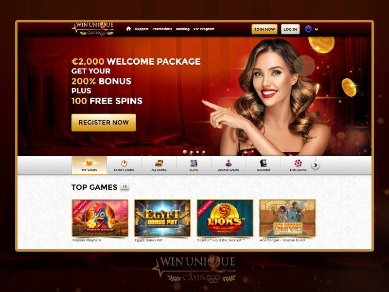 Gagnez en ligne avec Win Unique Casino : Bonus Inédit à Chacun de nos Joueurs.